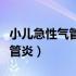 小儿急性气管支气管炎（什么是小儿急性支气管炎）