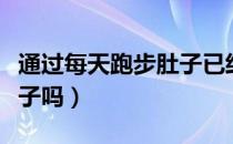 通过每天跑步肚子已经瘦下来了（跑步能减肚子吗）