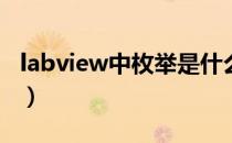 labview中枚举是什么意思（枚举是什么意思）