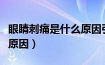 眼睛刺痛是什么原因引起的（眼睛刺痛是什么原因）