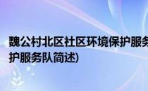 魏公村北区社区环境保护服务队(关于魏公村北区社区环境保护服务队简述)