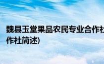 魏县玉堂果品农民专业合作社(关于魏县玉堂果品农民专业合作社简述)