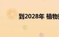 到2028年 植物提取物市场规模