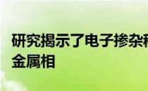 研究揭示了电子掺杂稀土镍酸盐中的反铁磁性金属相