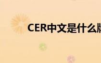 CER中文是什么牌子的电脑品牌？