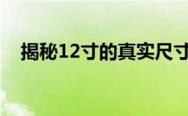 揭秘12寸的真实尺寸：究竟是多长多宽？