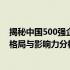 揭秘中国500强企业年度排行榜：透视中国企业巨头的竞争格局与影响力分析