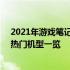 2021年游戏笔记本电脑排名Top10：性能与体验双丰收的热门机型一览