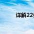 详解22参数：定义、应用与优化