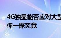 4G独显能否应对大型游戏挑战？性能解析带你一探究竟