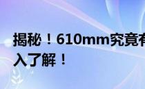 揭秘！610mm究竟有多长？一篇文章带你深入了解！