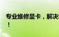 专业维修显卡，解决您的7300显卡疑难杂症！