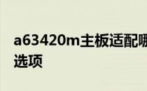 a63420m主板适配哪些CPU？全面解析升级选项