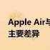 Apple Air与Pro系列对比：解析两者之间的主要差异