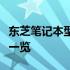 东芝笔记本型号大全：图片、价格及详细参数一览